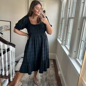 Louisa Nap Dress Blackwater Tartan